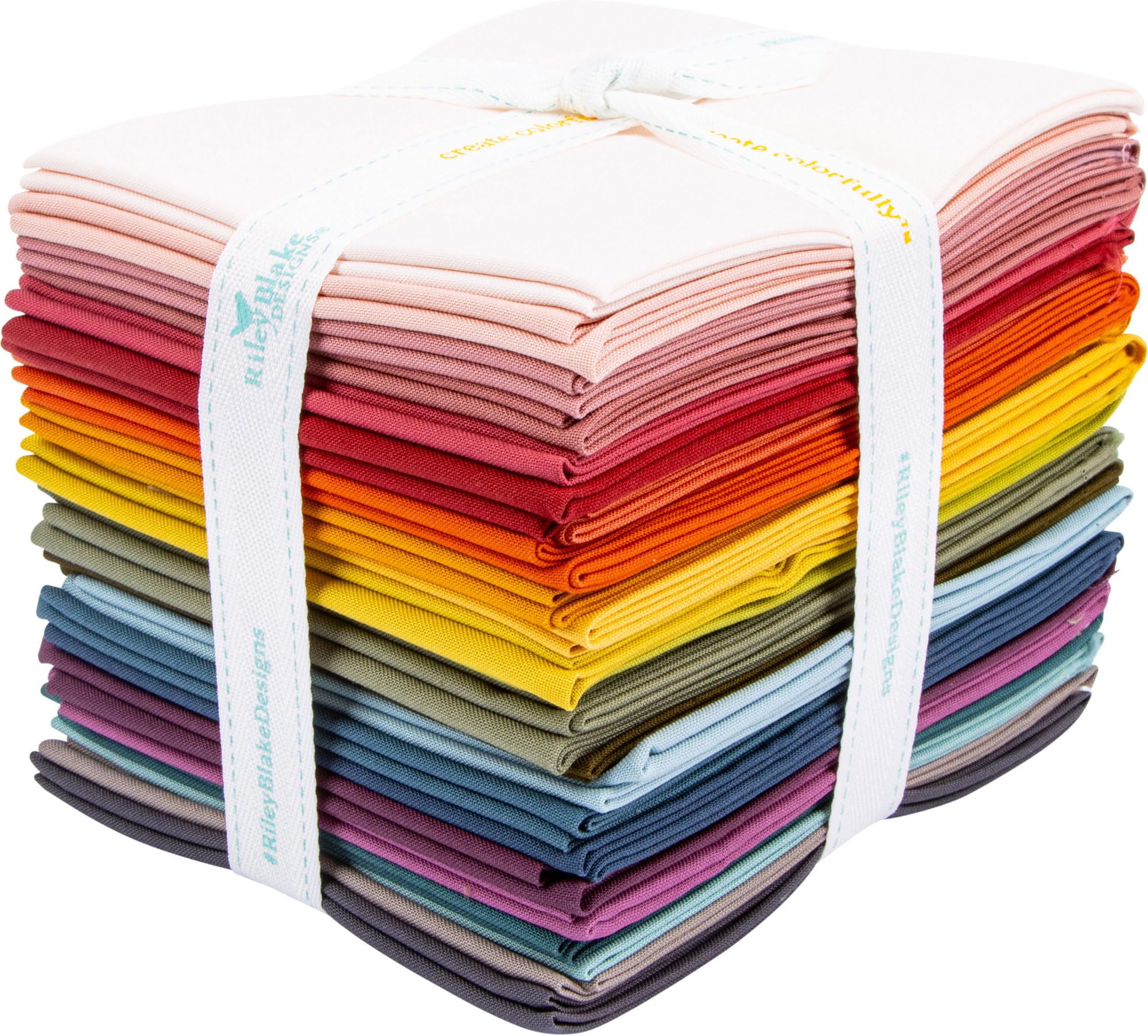 Confetti Cotton Solids Moody 24 Fat Quarters Riley Blake Designs FQ-MOO120-24