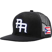 Puerto Rico Hat for Men Women, Black