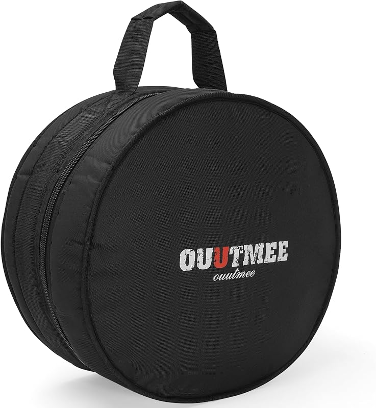 Bolsa para caja de tambor de 14"x5.5"/14"x6.5", estuche de transporte para tambor de viaje de 10 mm de grosor | Estuches de batería de viaje portátiles para almacenamiento y transporte de conciertos
