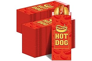 500 Count Hot Dog Paper Sleeves 9' Hot Dog Wrapper Bags