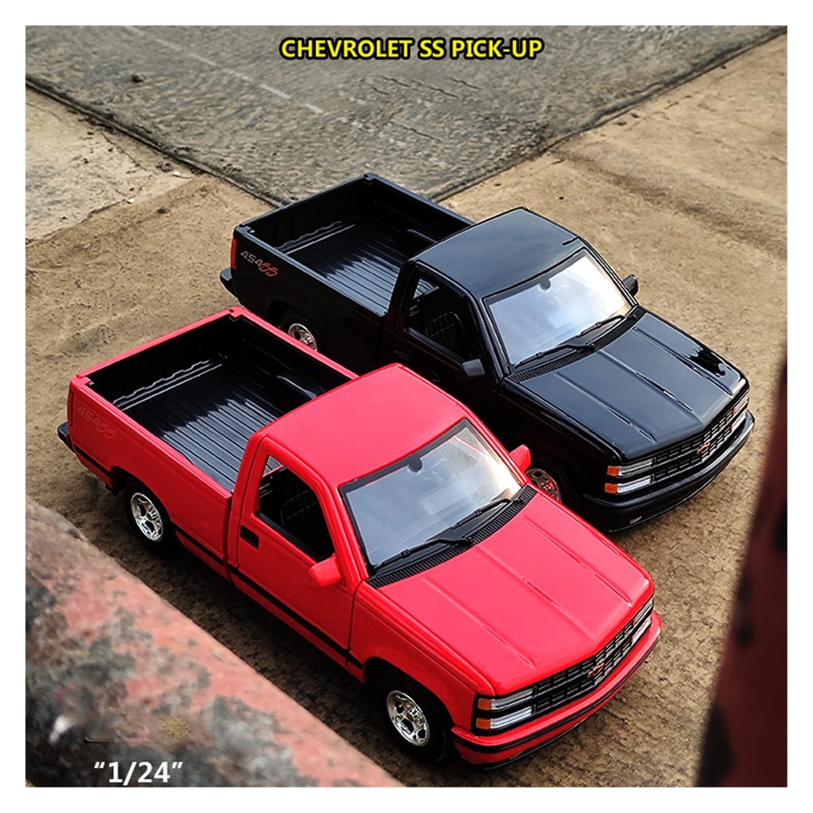 Amazon | 1:24 シボレー 454 SS に最適 1993 合金金属車モデルダイ