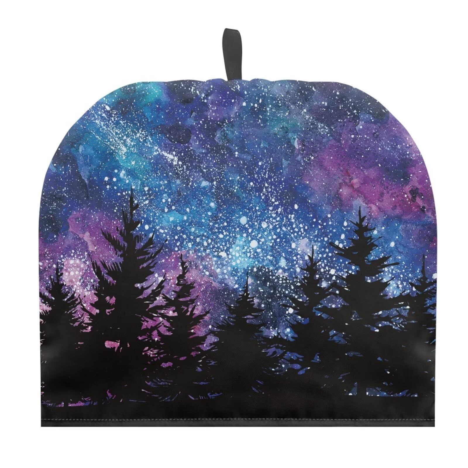 Hudotybom Galaxy Tea Cozy for Teapot Insulated Large Teapot Cover to Keep Warm Tea Kettle Cover Machine Washable Coffee Pot Cloth Covers Kitchen Home Decorations