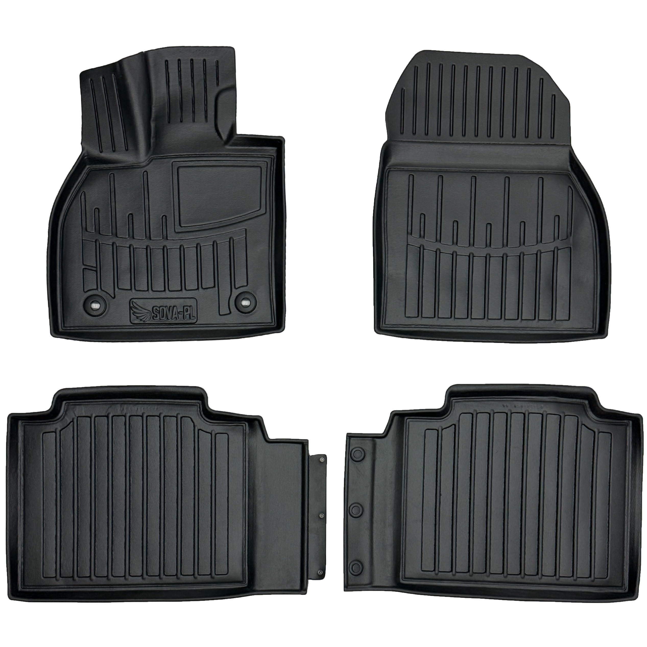 Gumowy zestaw dywaniki i mata pasujące do Toyota bZ4X EA10 (od 2023) z subwooferem, w=>