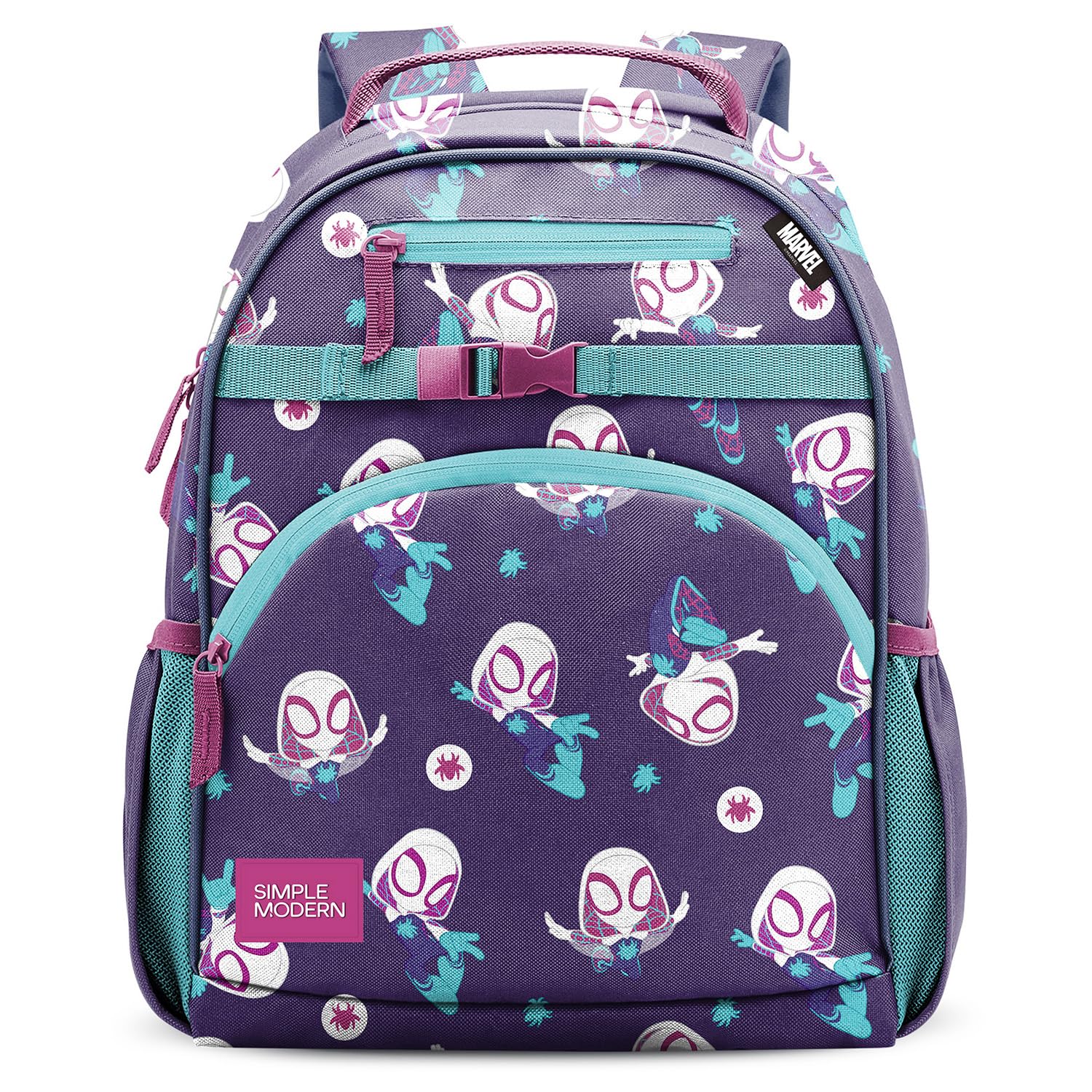 Simple Modern Large Marvel Kids Backpack for School Girls and Boys | Elementary Backpack for Teen | Fletcher Collection | Kids - 16" tall | Spider