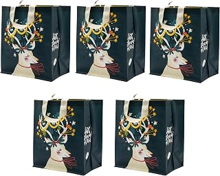 Earthwise Reusable Shopping Bags Extremely Durable Multi Use Large Stylish Fun Foldable Water-Resistant Totes
