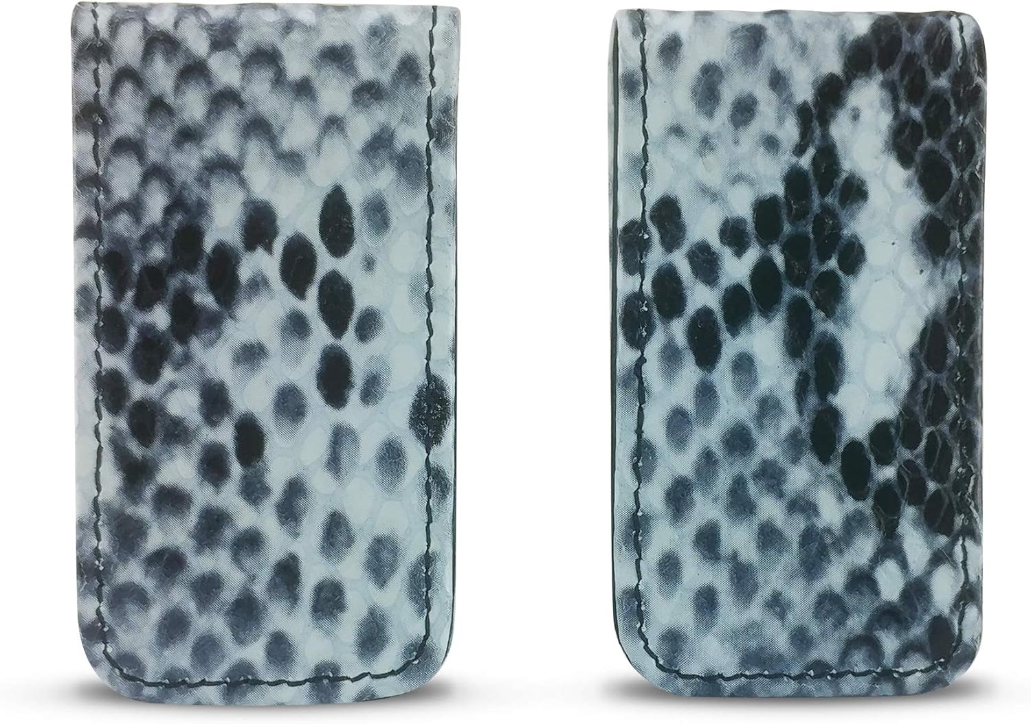 Canberra Series Exotic Magnetic Money Clip Crocodile Alligator Ostrich Python Snakeskin Genuine Top Grain Leather - Image 5