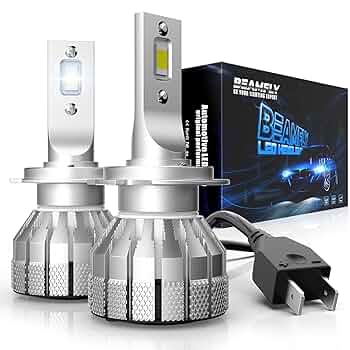 Ampoules H7 LED BEAMFLY - Kit 26000LM Pour Phare Voiture - Blanc 6500K - Facile à Installer