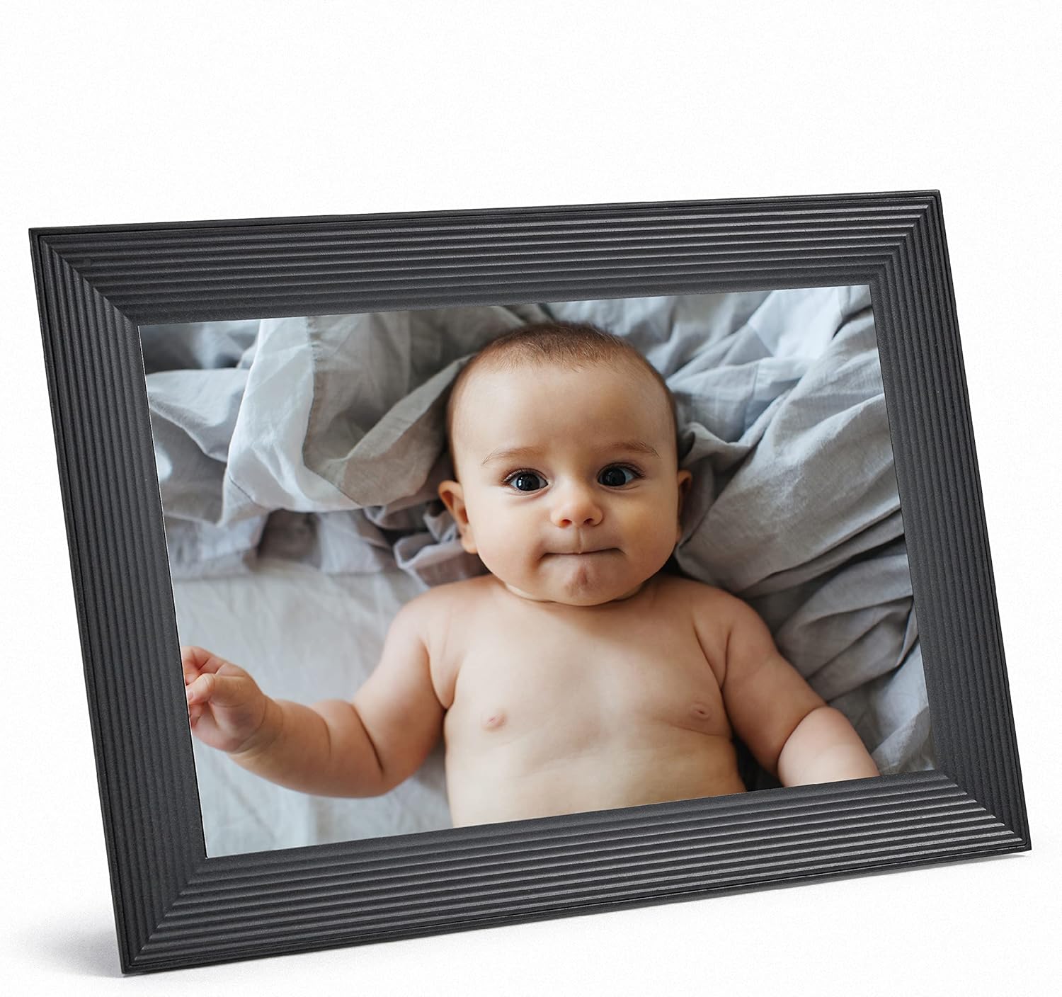 Aura Carver Luxe HD Smart Digital Picture Frame 10.1 Inch WiFi Cloud Digital Photo Frame, Free Unlimited Storage, Send Photos from Anywhere - (Oprah's ...