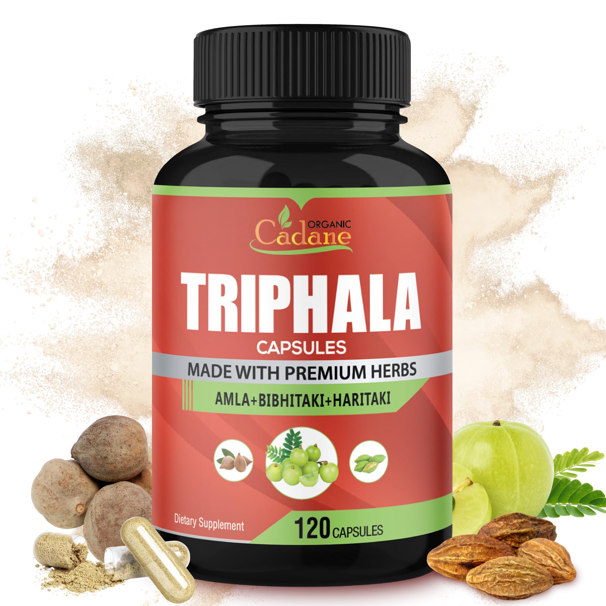 Organic Cadane Triphala Capsules