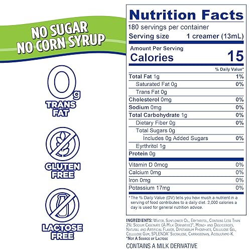 Miniatura 3 de SPLENDA Tazas de crema de café de una sola porción bajas en calorías vainilla francesa sin azúcar 180 unidades