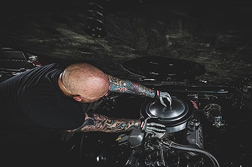 Miniatura 5 de GREASE MONKEY Bones Xtreme - Guantes de trabajo para mecánico negro