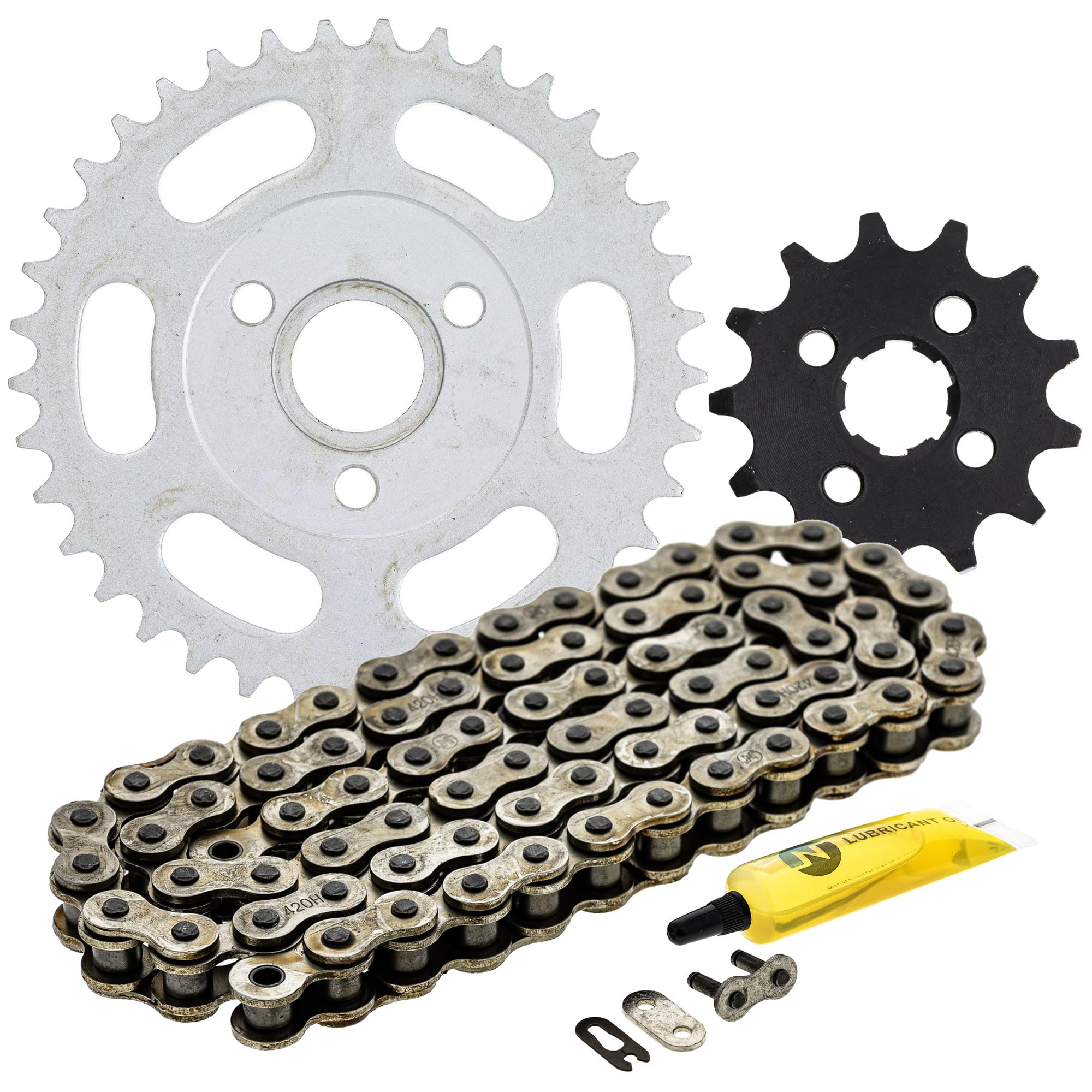 Amazon.com: NICHE Drive Sprocket Chain Combo for Honda Z50 Front