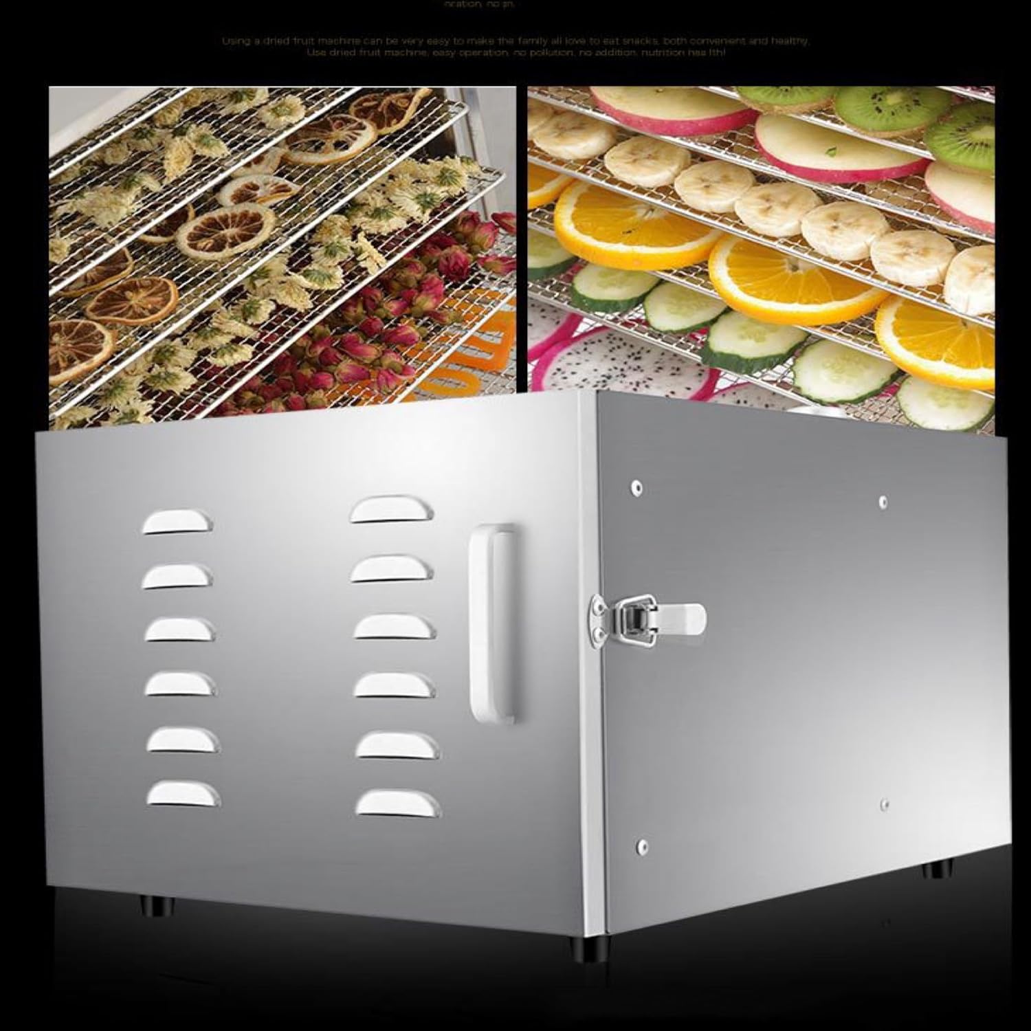 6層フードドライヤー ステンレス鋼製食品乾燥機 ドライフルーツ