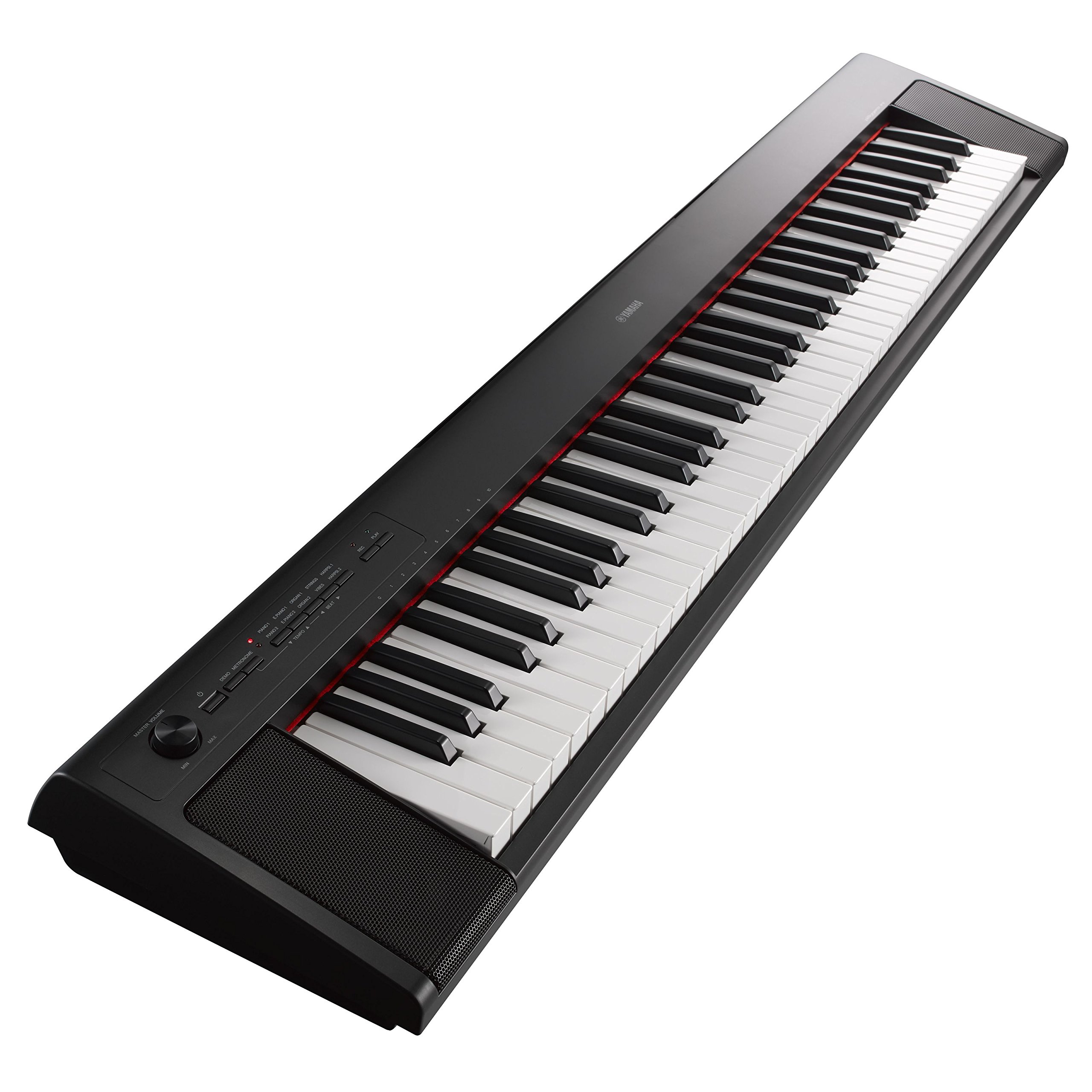 【国内海外兼用】YAMAHA Piaggero NP-32 YAMAHA NP-32 Piaggero Slimline Portable Keyboard, Black finish