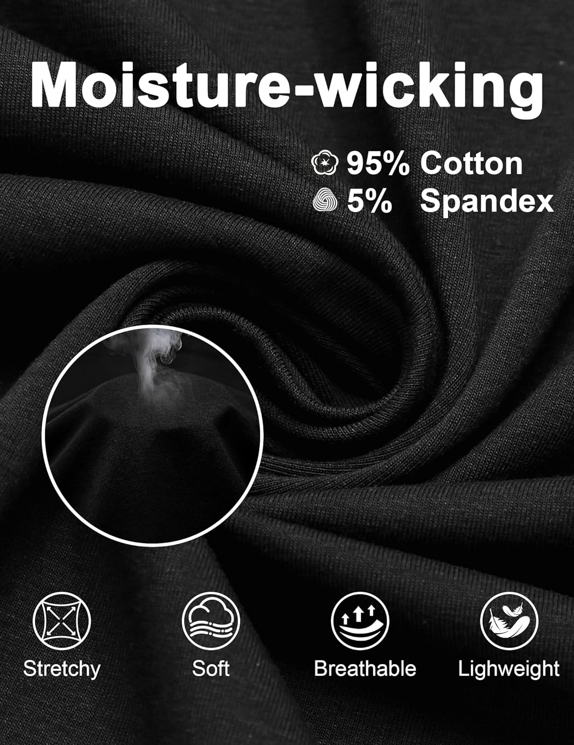 COOFANDY Mens Cotton Tank Tops Workout Summer Sleeveless Muscle Gym Shirts Athletic Beach Tee Shirt Pack - Image 4