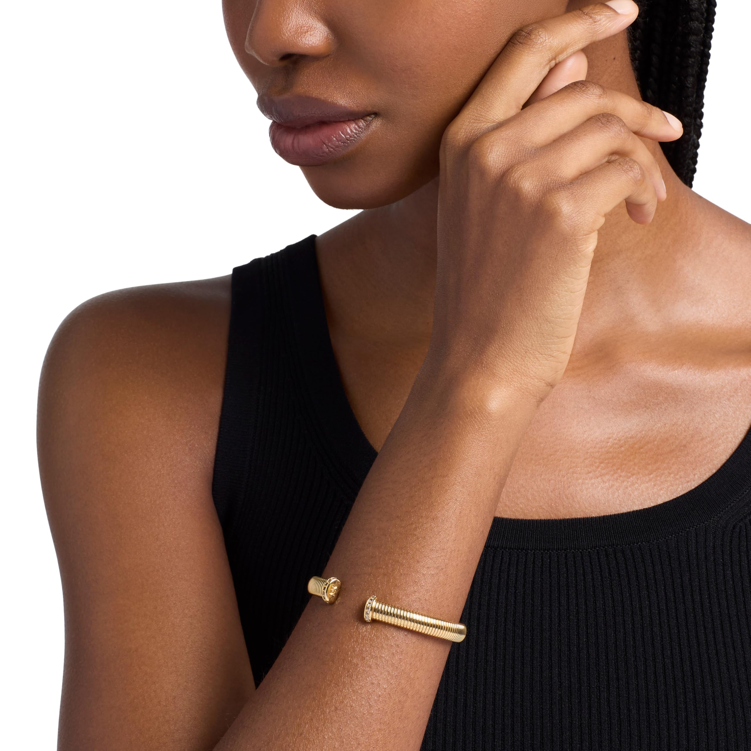 Michael Kors Bracciale rigido aperto da donna in argento sterling o ottone