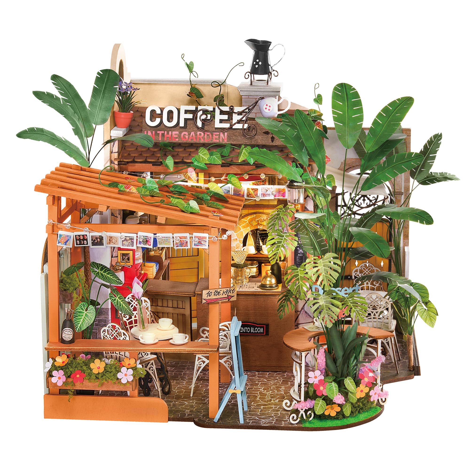 Rolife Zestaw do samodzielnego montażu dla dorosłych, Leafree Café