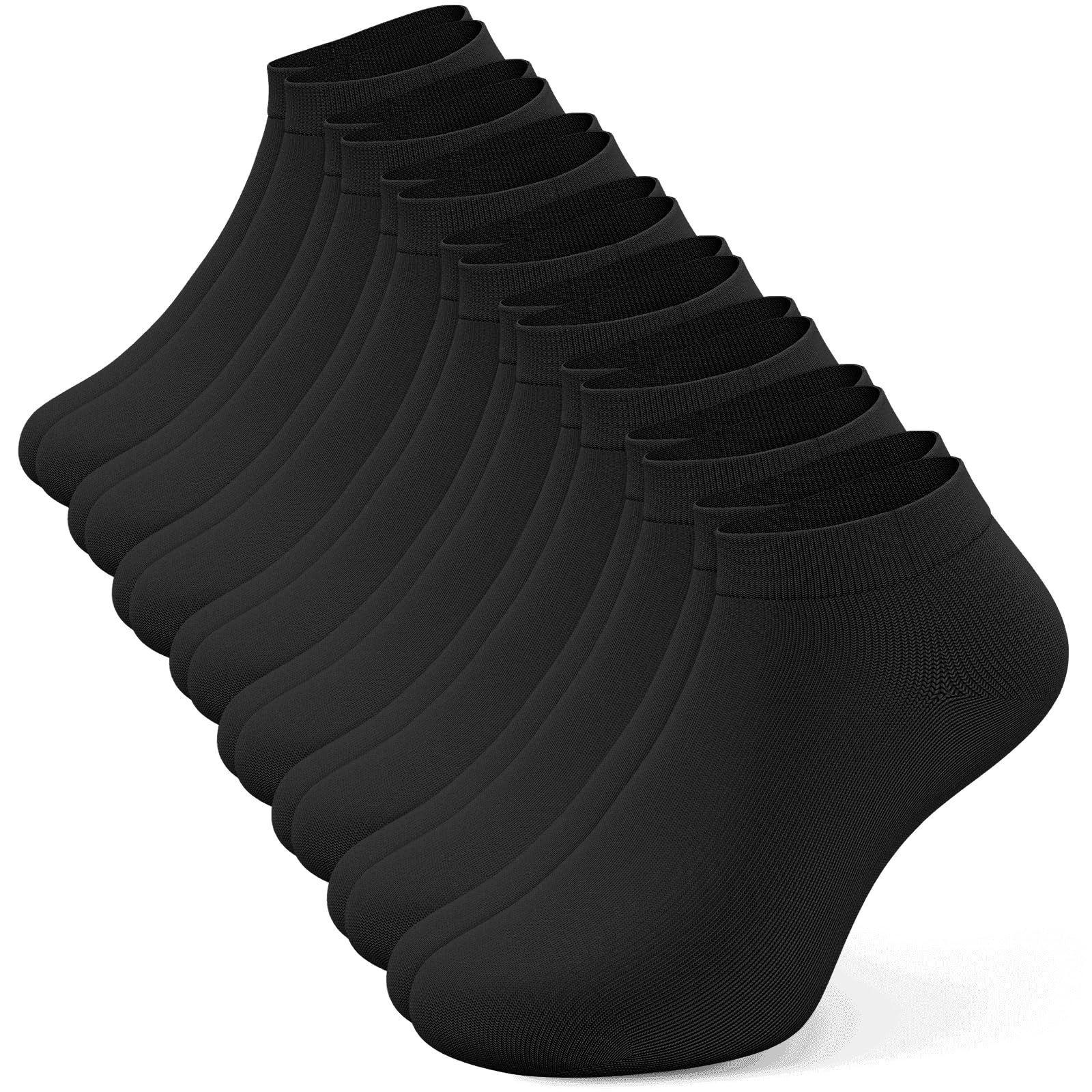 Ankle Socks for Women, 8 Pairs Premium Cotton Non Slip Lightweight Casual Low Cut Socks