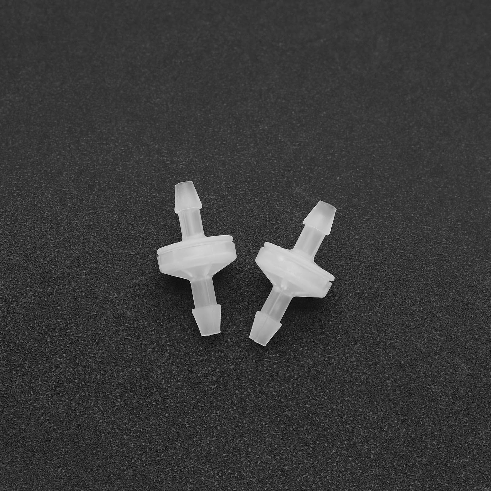 Clapet Anti-retour en Plastique 1/4 Pouce, 5 Pièces, Polyvalent, Résistant à l'Oxygène, à l'Huile et aux Acides, Idéal pour Systèmes Hydrauliques et Pneumatiques