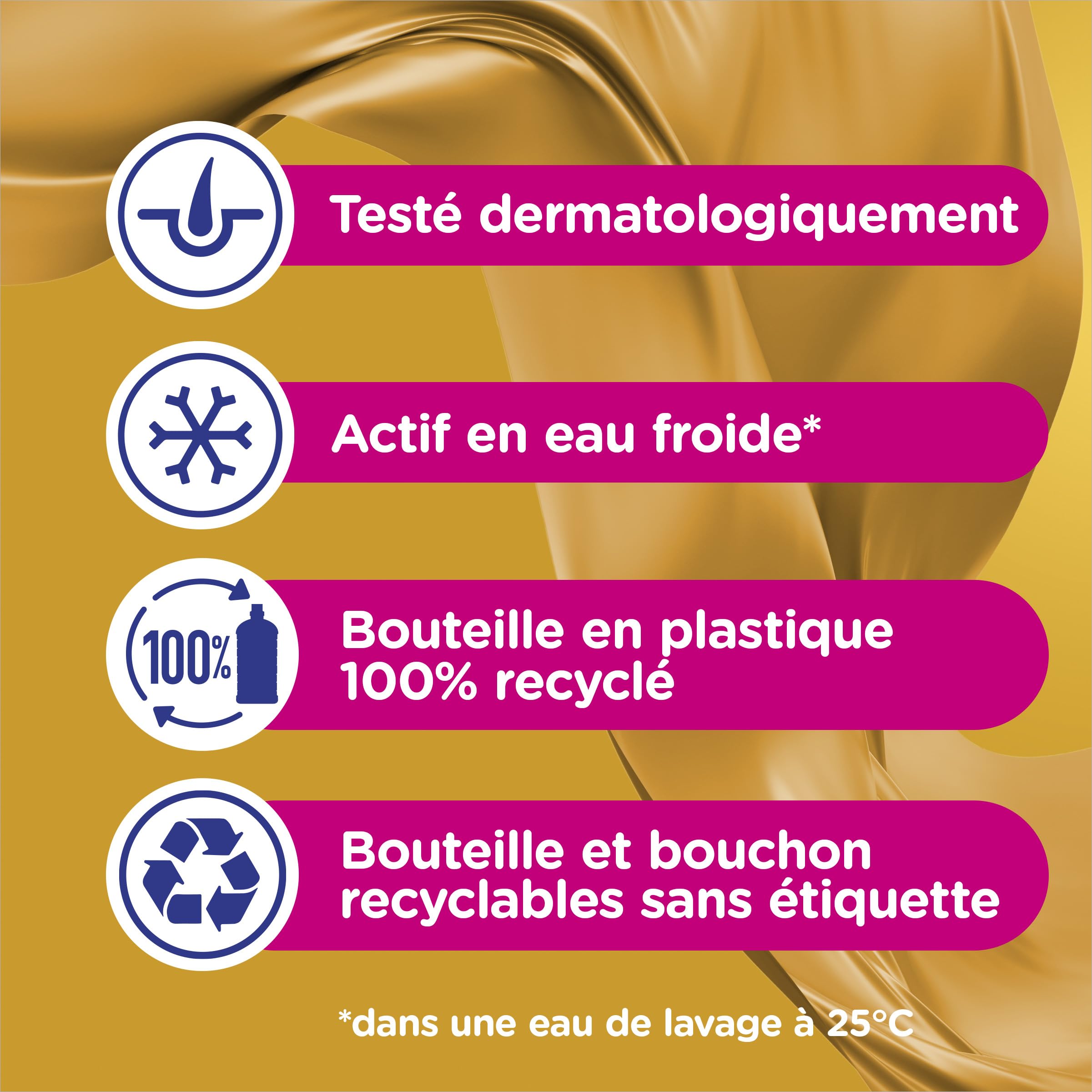 SOUPLINE - Adoucissant Concentré Ultra Emotion - Vanille & Mandarine - Lot de 6 x 1,8L
