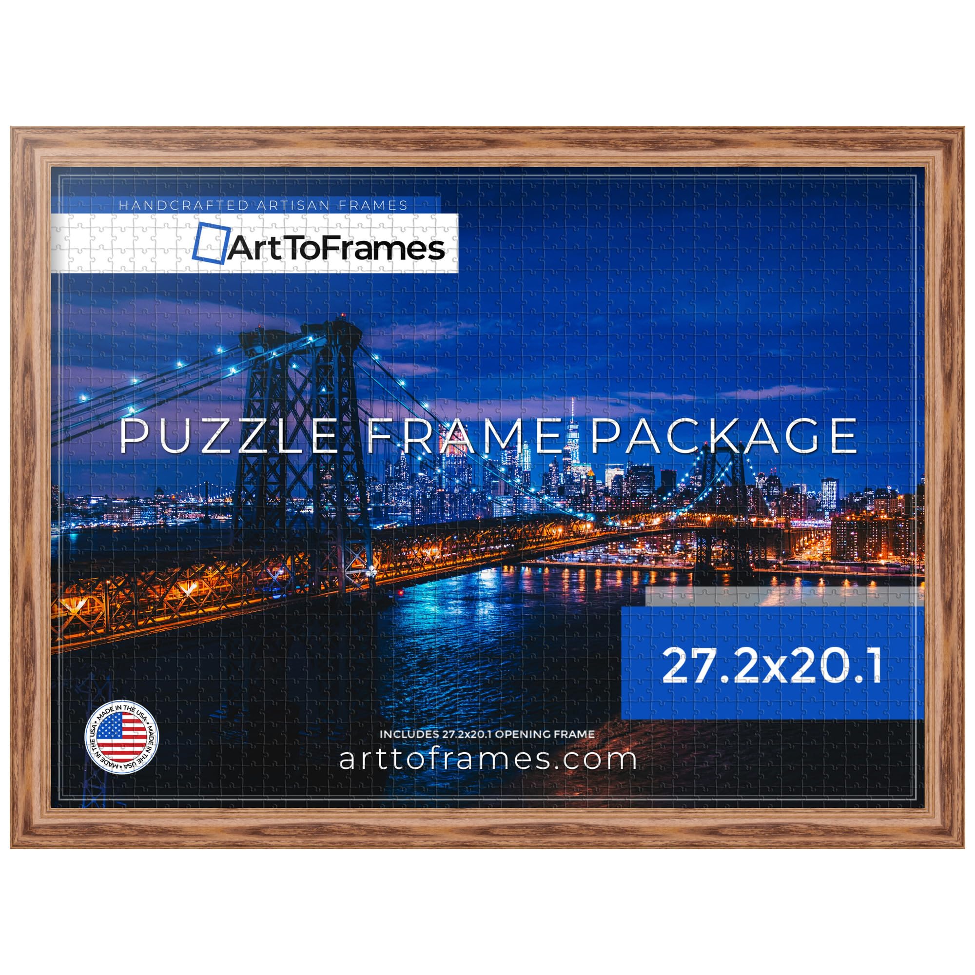 Amazon.com - ArtToFrames 27.2x20.1 INCH / 69x51 CM Brown Frame for