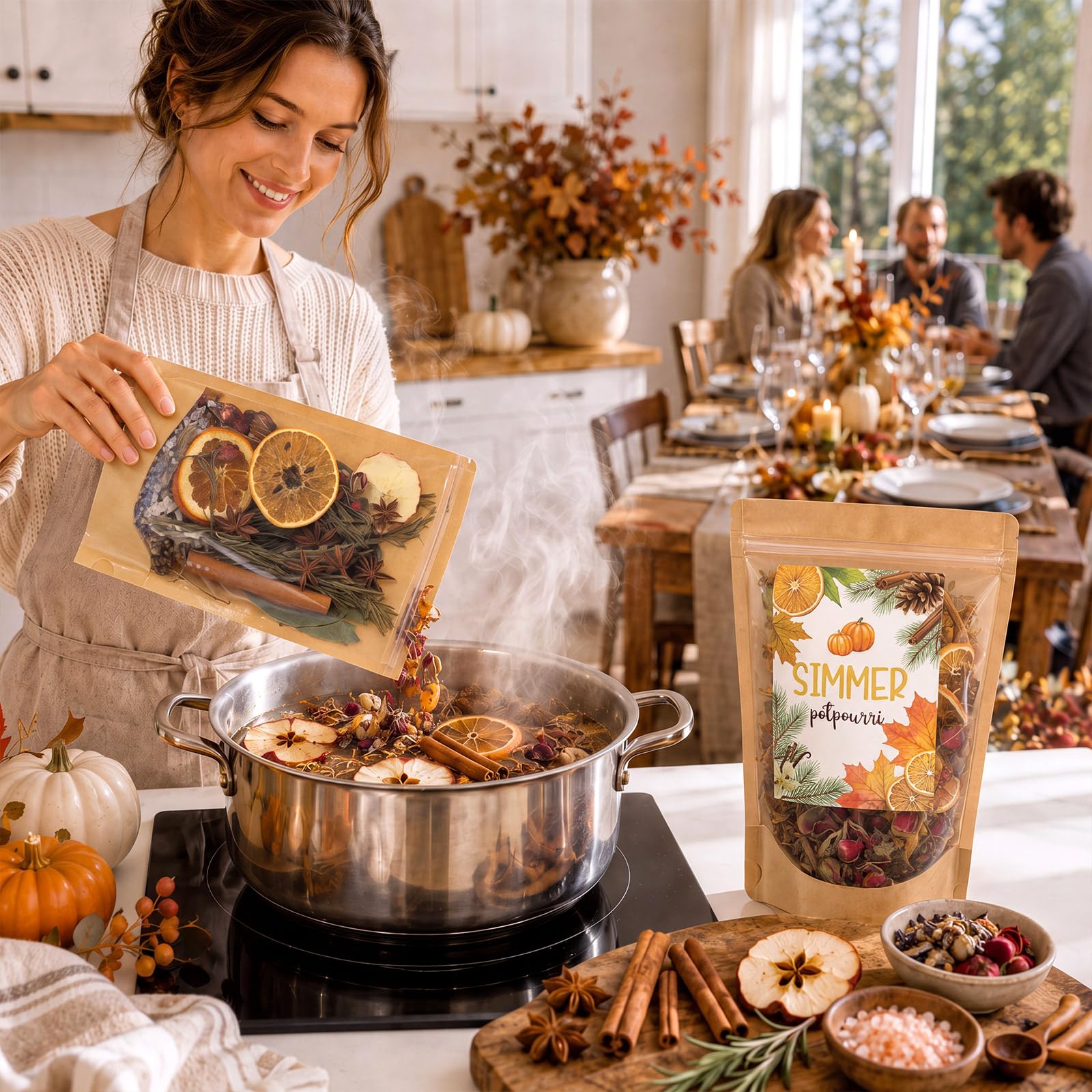 Loopeer 35 pezzi Autunno Simmer Potpourri Kit Autunno Donna Casa Regalo