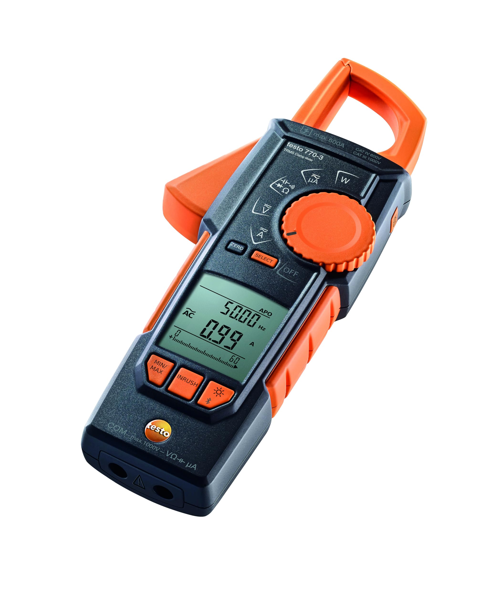 testo Pinza amperimétrica TRMS 770-3 con Bluetooth