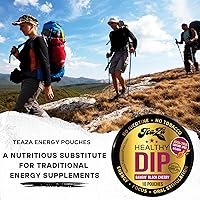 Vista 4 de TeaZA Bolsas energéticas, sin humo, tabaco alternativo sin nicotina, sin tabaco y saludable para masticar tabaco, alternativa al tabaco que tiene
