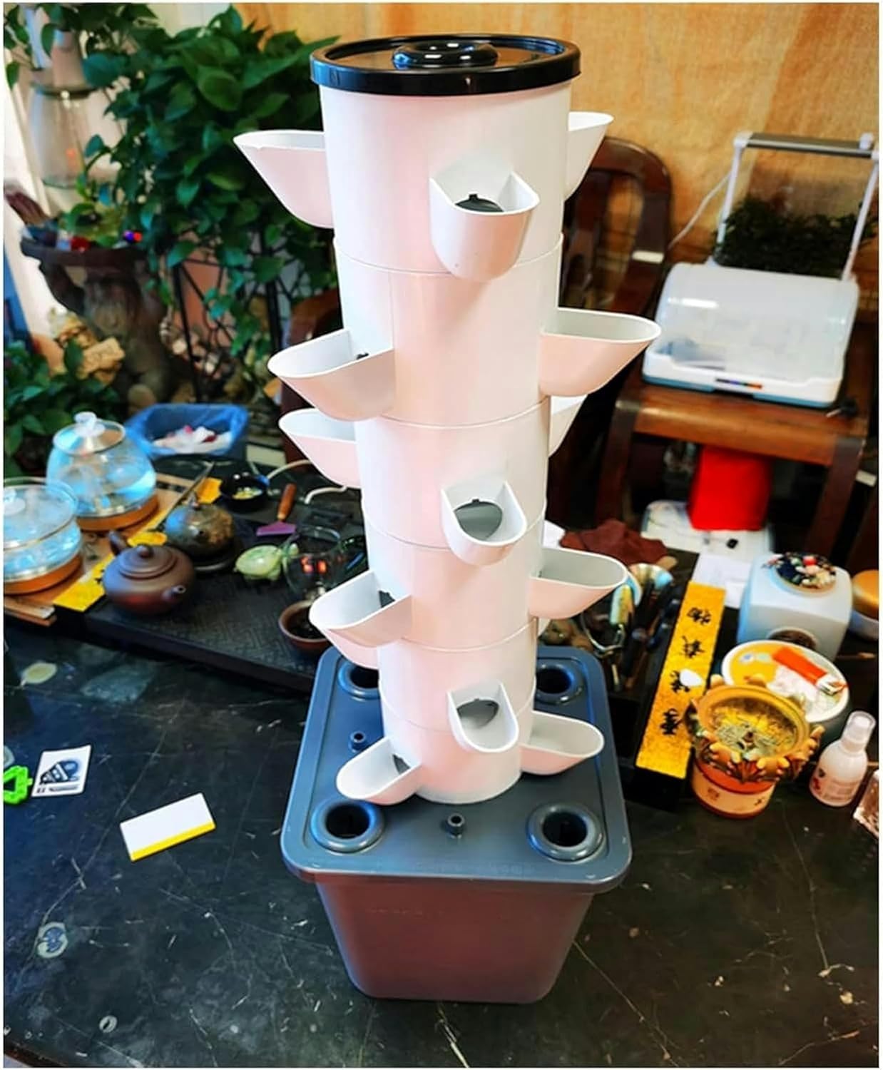 6 -Layer Hydroponic Culture Kit 18 NFT System Plants of Hydroponic Garden Garden Vertical Tower Garden