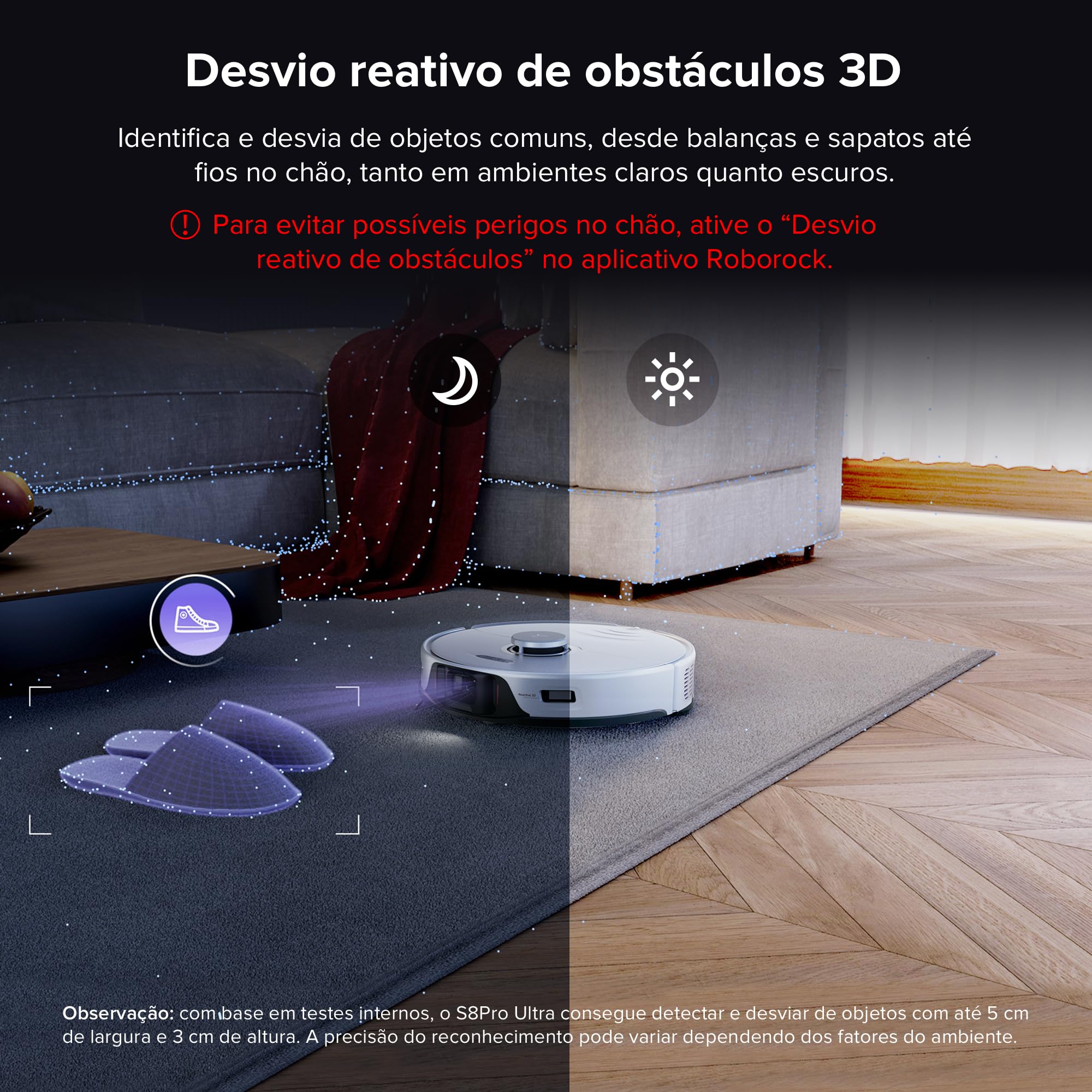 Robô aspirador de pó e passa pano Roborock S8 Pro Ultra, seca