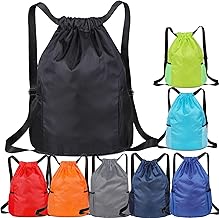 Sanyasho Nap Sack, Gym Sack, Rucksack, Pool Bag, Large Capacity, Waterproof, Water Repellent, Lightweight, Sports Bag, Gym, Yoga, Swimming Bag, Adult Swimming Bag, Large Size, Exercise, Club