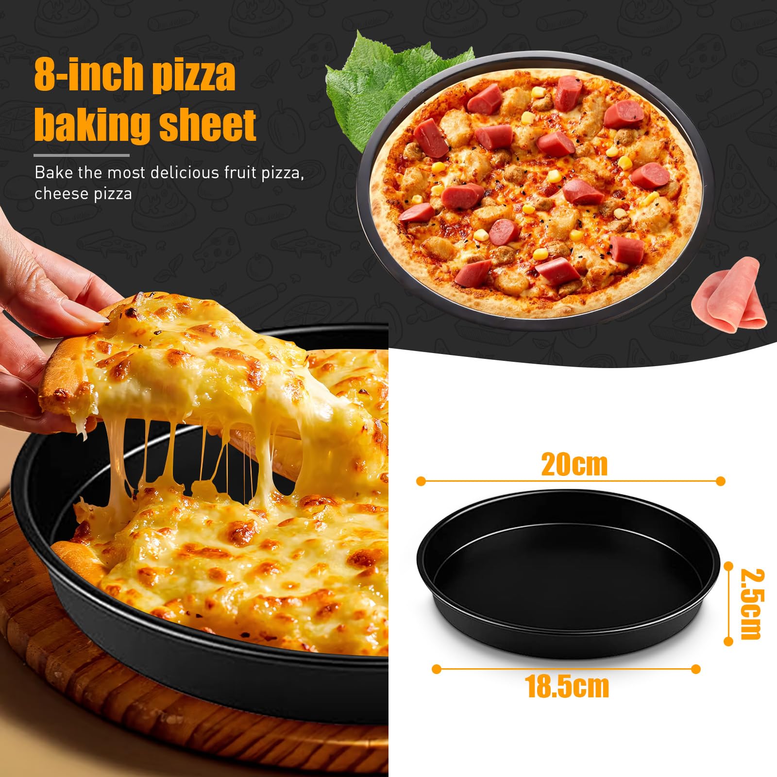 COSORI Heißluftfritteuse Zubehör für Philips XL 6,2L, XXL 7,2L/8,3L, COSORI Turbo Tower Pro 10,8L, COSORI XXL 5,5L 6,2L, Russell Hobbs 8L/8,3L, Ninja AF180EU Max Pro 6,2 L Airfryer Zubehör