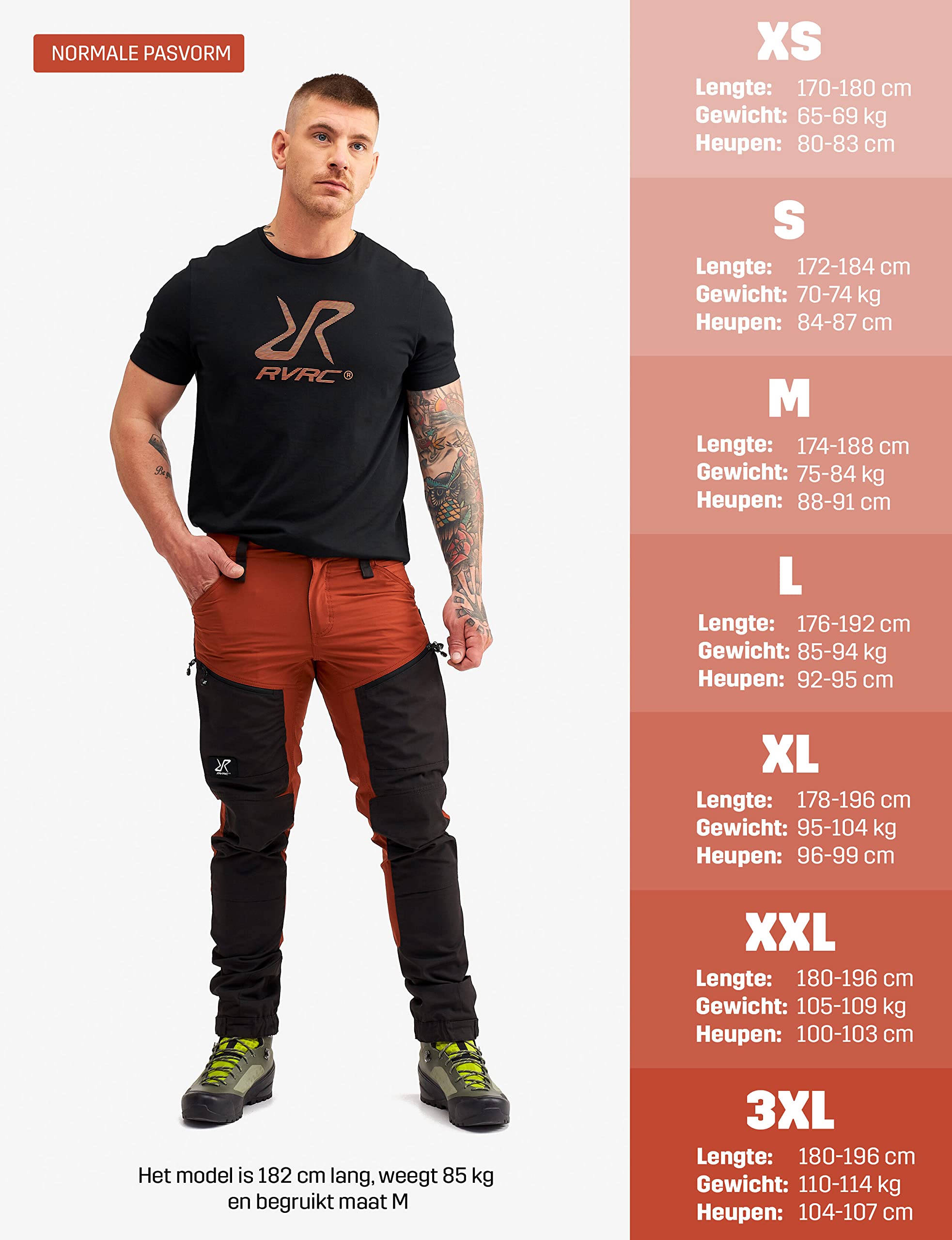 RevolutionRace RVRC GP Pro Pants para Hombre, Pantalones Cargo, Senderismo