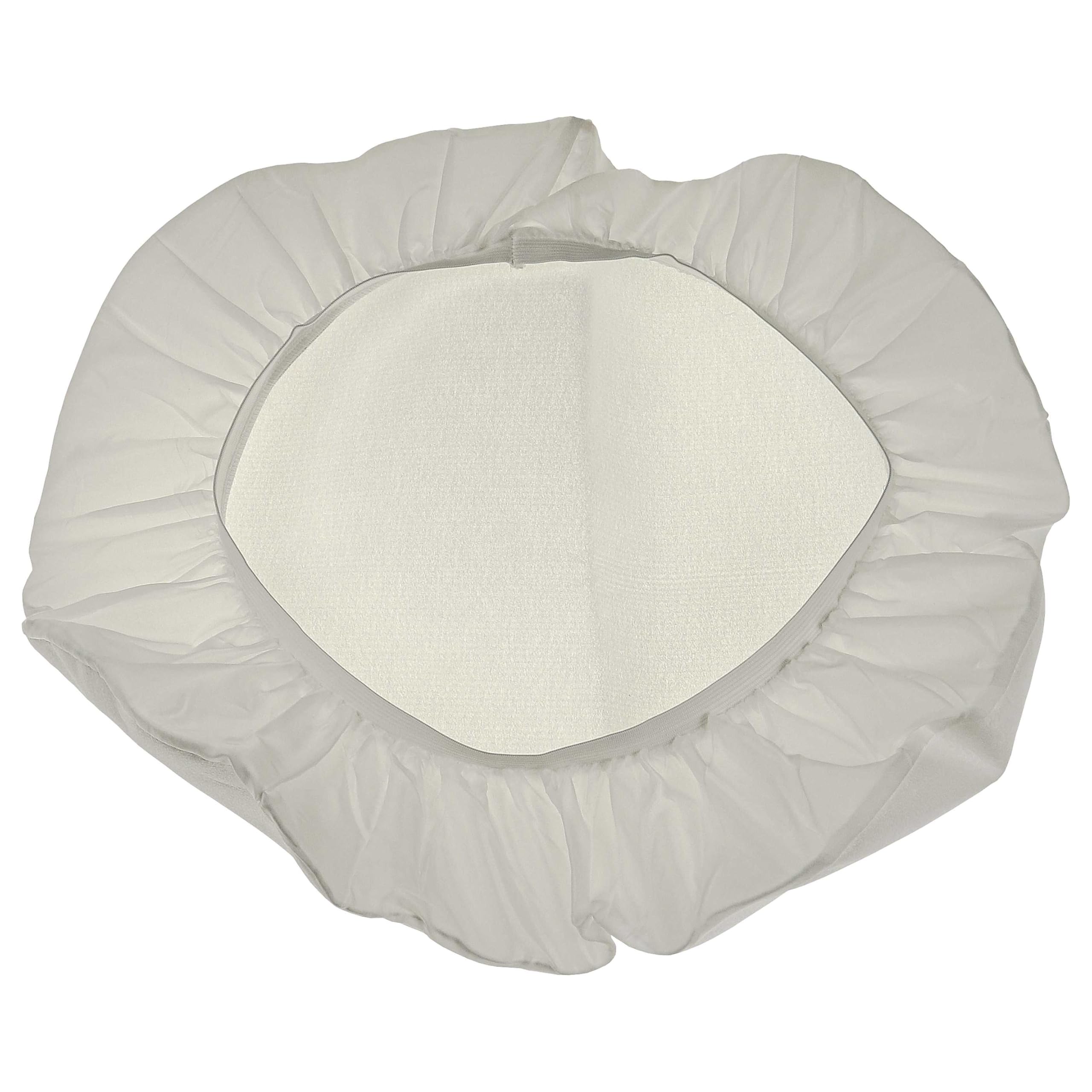 vhbw 2x Filtres à membrane compatible avec Würth ISS 55, ISS 45, ISS 35, ISS 32 aspirateur - Lot de filtres textiles blanc