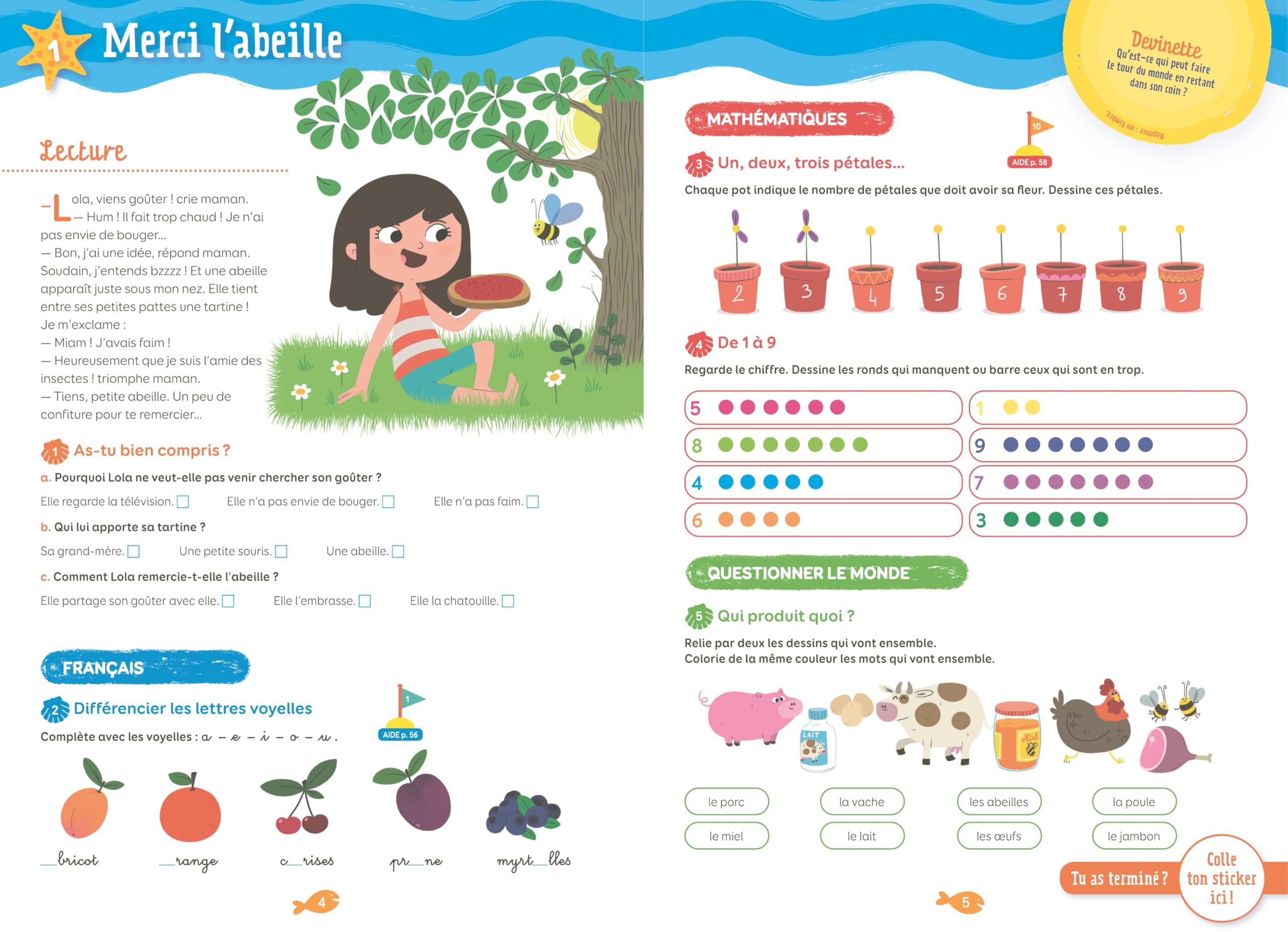 Cahier de vacances 2026 du CP vers le CE1 (6-7 ans) - Révisions complètes : Français, Maths, Anglais / Nouveaux programmes - corrigés détachables - Nathan Vacances