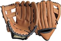 AOUTACC 12.5" Baseball Softball Glove - Thickened Wear-Resistant PU Left Hand Throw for Youth Adults, Durable Fielding Mitt