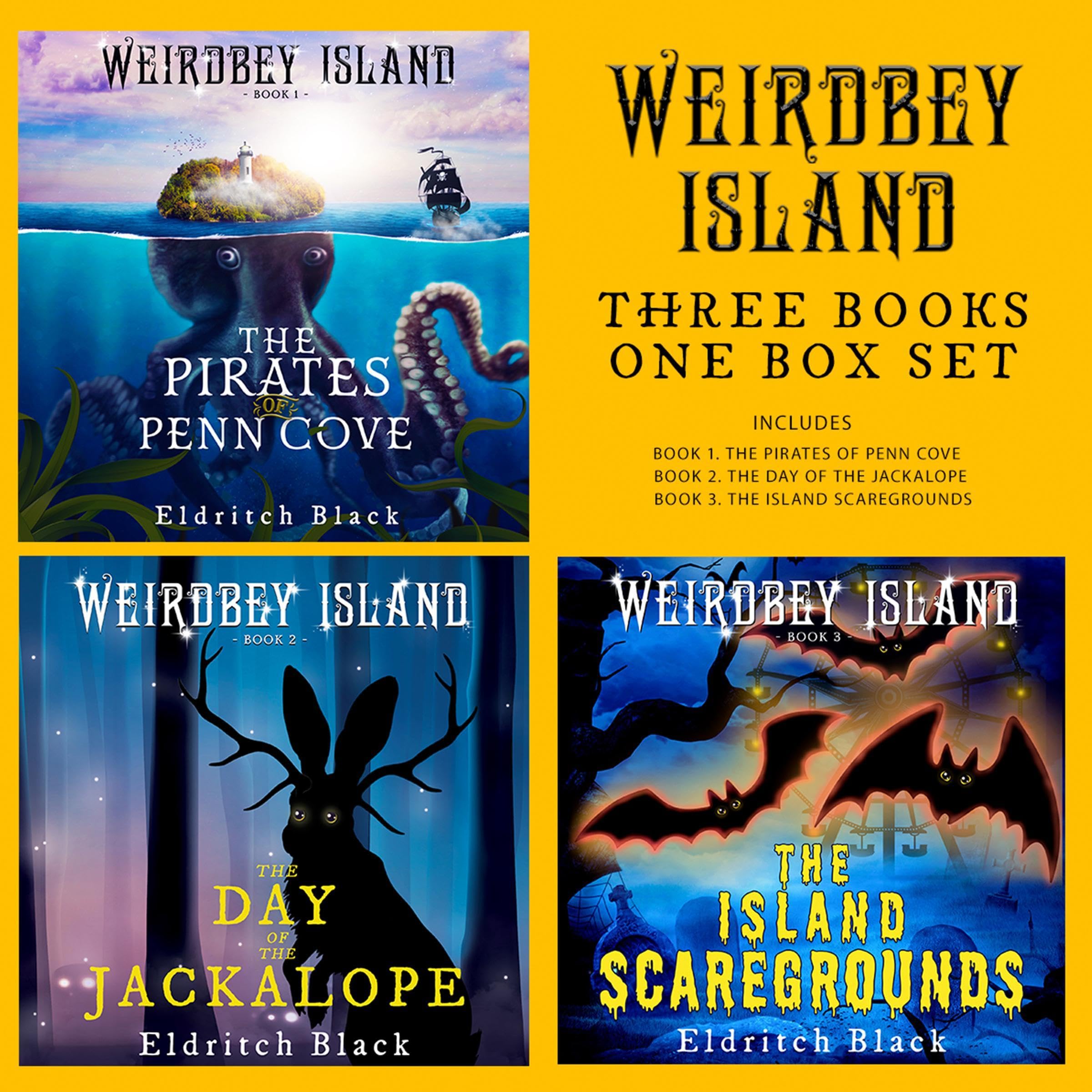 Cover art for Weirdbey Island Books 1-3