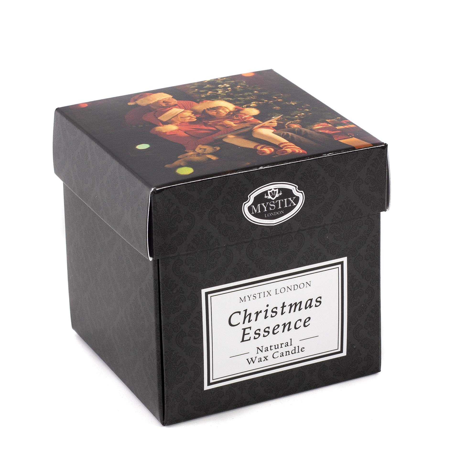 Mystix London | Christmas Essence - Scented Candle Large 29cl | Best Aroma for Home, Kitchen, Living Room and Bathroom | Perfect as a Gift | Reusable Glass Jar