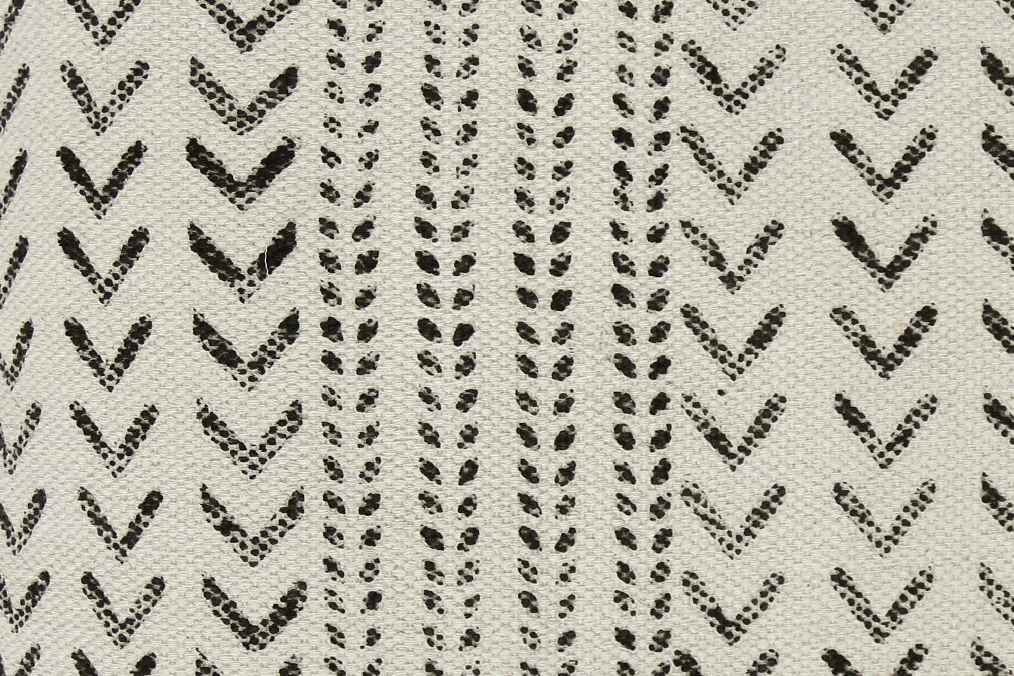 Trade Star - Cojín Grande de 24 "x 24",Funda de cojín 100% algodón,Cojín Decorativo Hecho a Mano,Almohada Cuadrada Cojín étnico,Almohada de impresión de Bloque