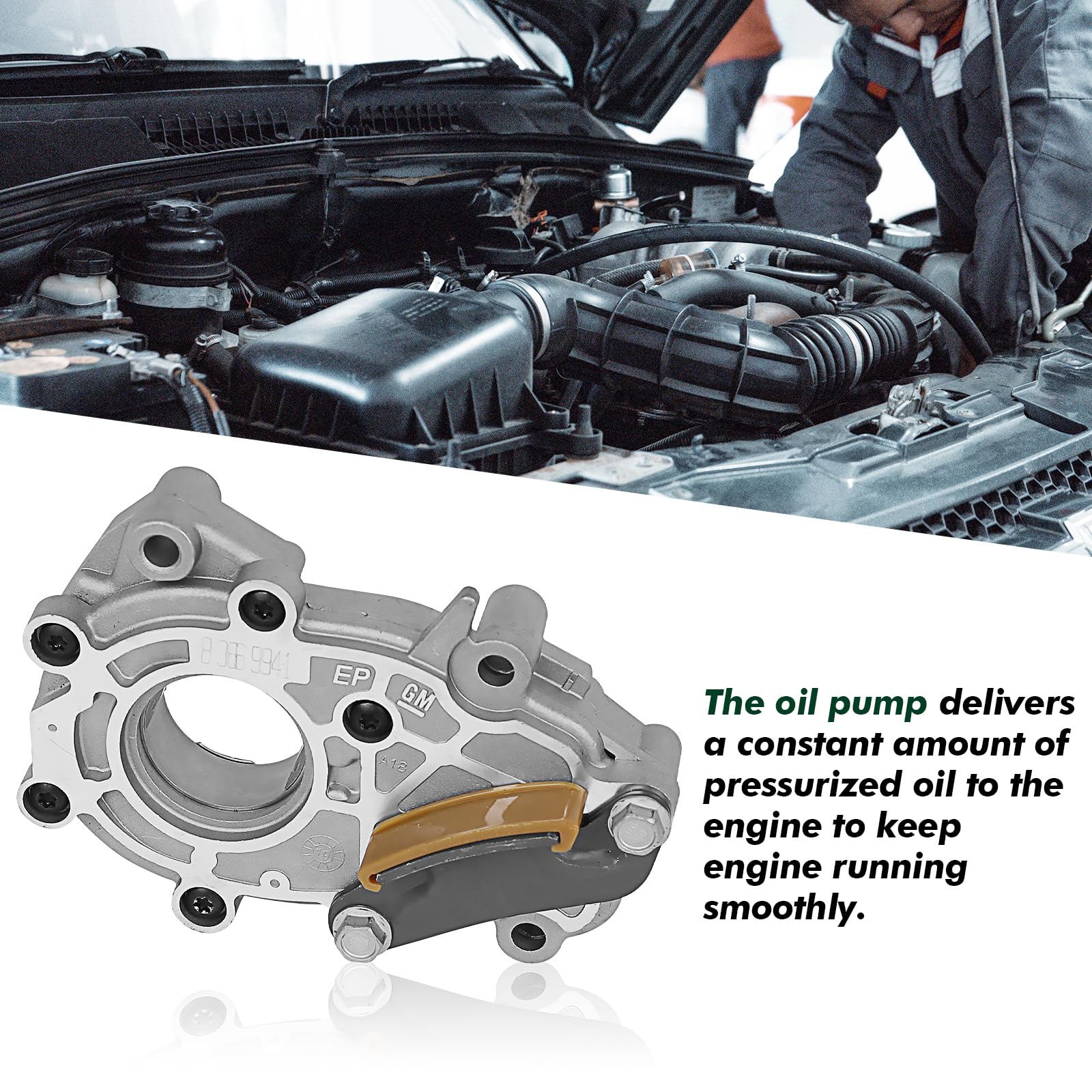 Amazon.com: Engine Oil Pump M353 12640448 224-43667 - Oil Pump 