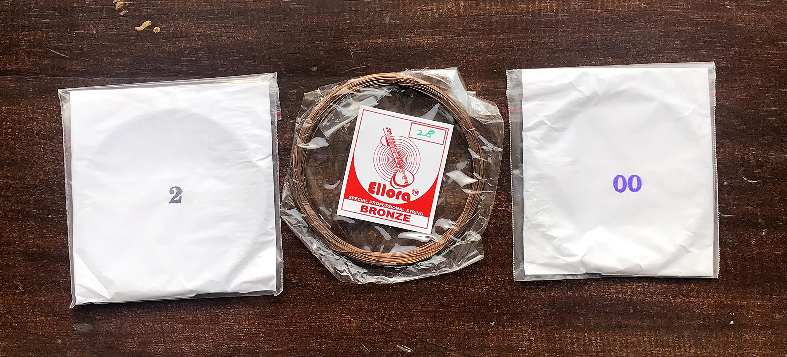 Vadyam 3 Sitar String Coils set for Ravi Shankar Style Sitar Baaj Joda Chikari and Taraf, Medium, sitar-combo-2-00 - Image 4