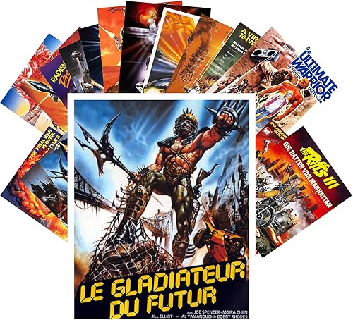 Miniatura 6 de Postales vintage 24 piezas demonios fantasmas vintage basura thriller película de terror