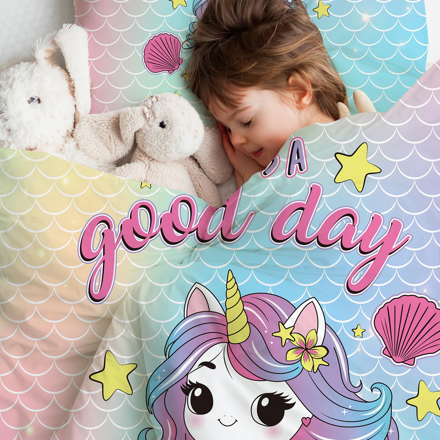ROZTYLJ Mermaid Kids Duvet Cover - Image 4