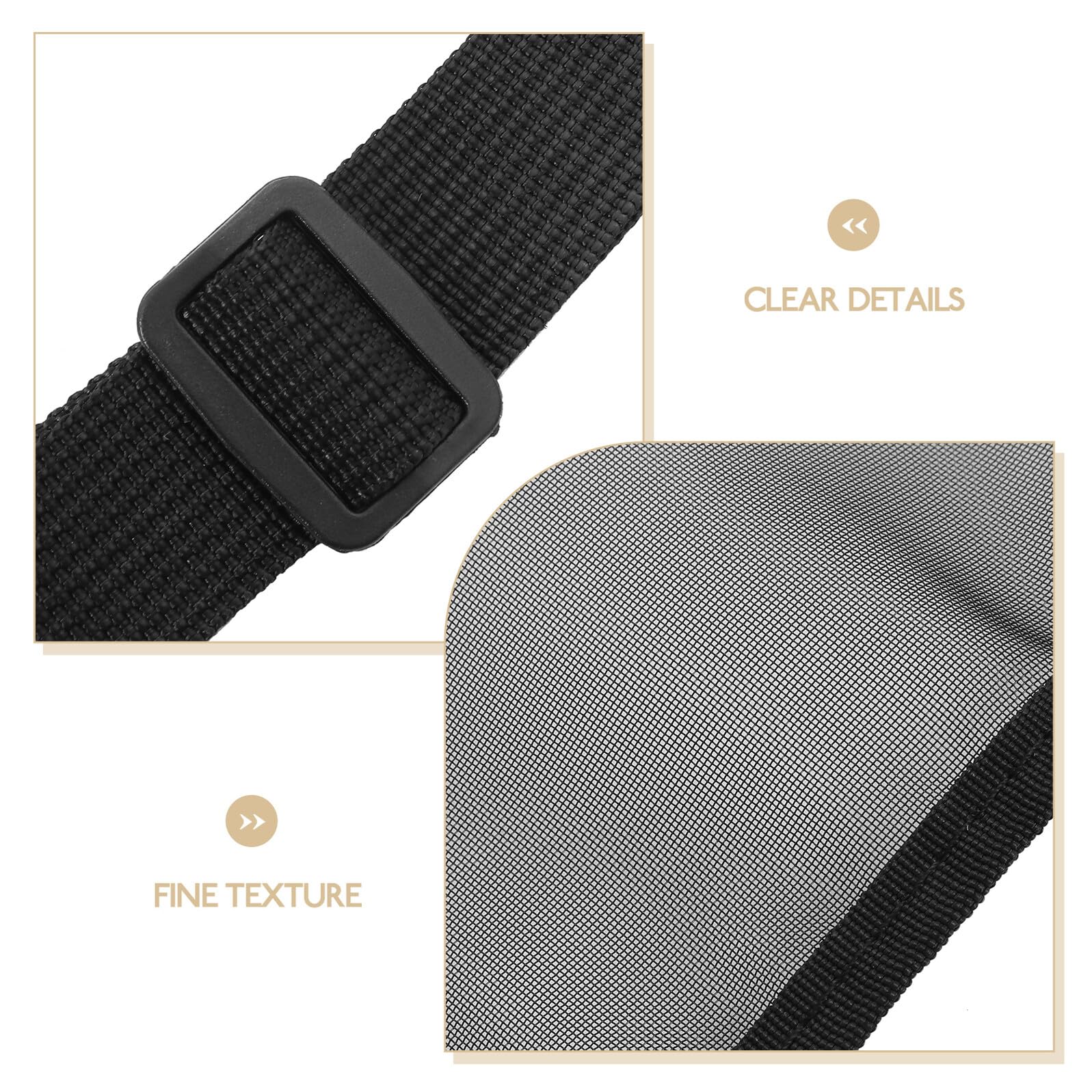 Toyvian Anti mating Schafschürze aus Atmungsaktivem Mesh mit Verstellbarem Riemen Bockschürze für Ziegen Schaf Viehzucht Komfortabel und Einfach Anzulegen Schwarz