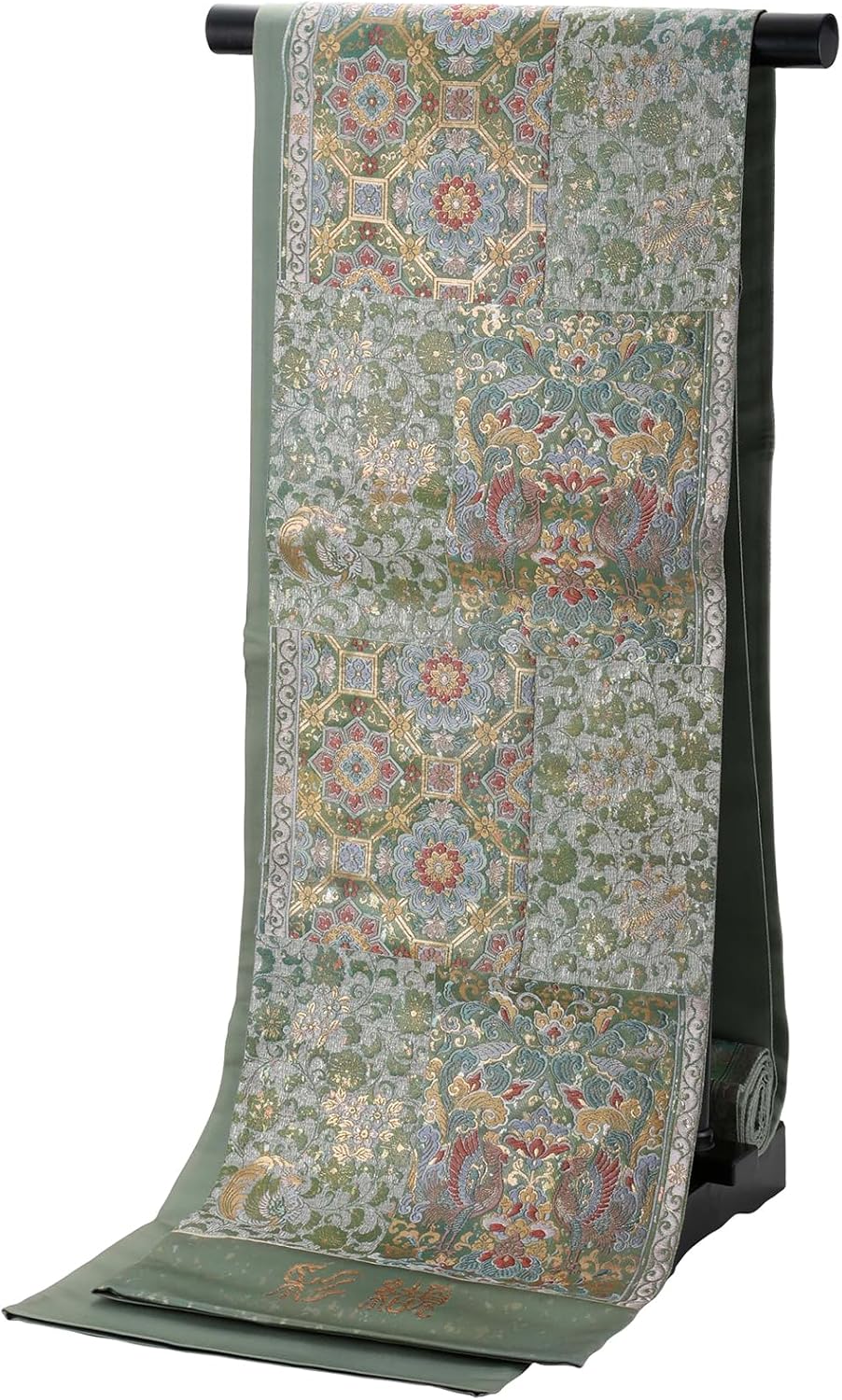 正絹産着お祝着特選生地京友禅工芸染古典四季花祝い御所花車文 即決