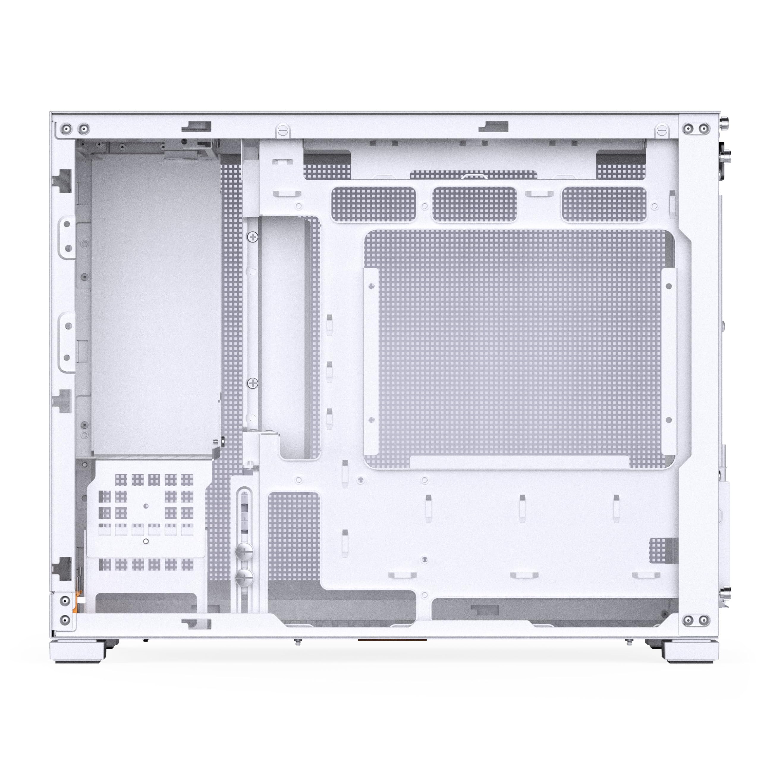 Jonsbo D32 PRO Mesh PC-Gehäuse Weiß – Kompaktes mATX-Case mit Back-Connect-Support, Staubfiltern & High-End-Kühlung