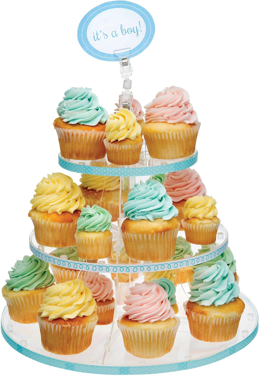 Bеѕt Dеаl Prоduсt Deflecto 3 Tier Dessert Stand, Adjustable Tiers, Serving Platter, Display Cupcakes, Cake Pops, Fruits and Danish, 13.25 x 11.3 x 13.25 (20201CR) Bіg Sаlе Deflecto 3 Tier Dessert Stand, Adjustable Tiers, Serving Platter, Display Cupcakes, Cake Pops, Fruits and Danish, 13.25 x 11.3 x 13.25 (20201CR)