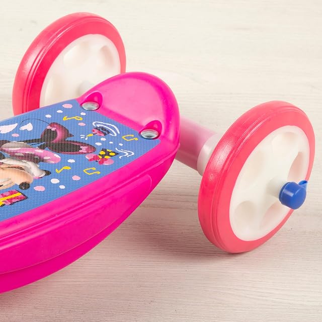 Foto 5 de 8 de Disney Minnie Patinete 3 Ruedas +20 kg +2 años, 57x30x60-66 cm, Escudo Delantero, Juegos para niños