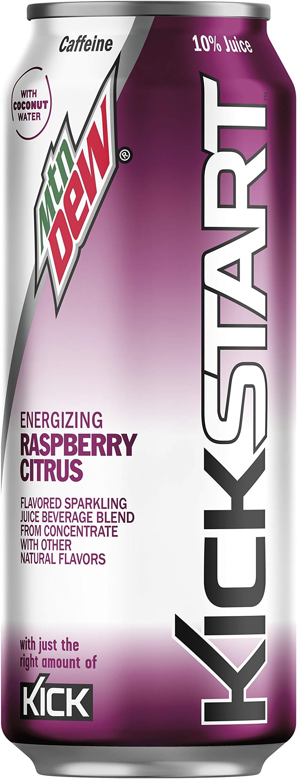Mountain Dew Kickstart, Raspberry Citrus, 16 Fl Oz (12Count)