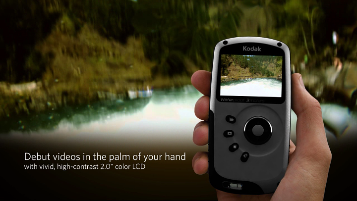 Kodak Playsport Zx3 Waterproof HD Pocket Video Camera (Black